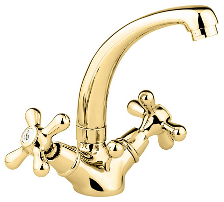 Смеситель Emmevi Deco Classic 12913OR для раковины, золото