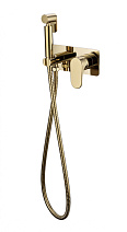 Гигиенический душ со смесителем Boheme Spectre 457-G для биде, золото