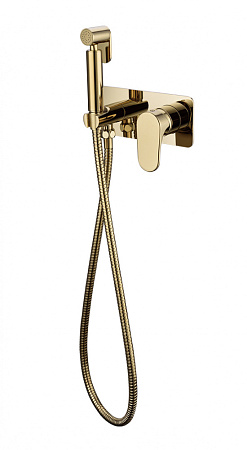 Гигиенический душ со смесителем Boheme Spectre 457-G для биде, золото