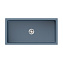 Кухонная мойка Omoikiri Mikura 91-SB 91x46x25.4 smoky blue - фото 1