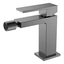 Смеситель Boheme Qubic 476-GM для биде, оружейная сталь