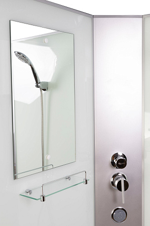 Душевая кабина Niagara Classic NG-1108-14BKG 90x90x90 стекло матовое/профиль серебро