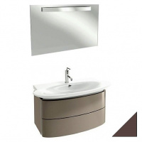 Мебель для ванной Jacob Delafon Presquile 100 см, 2 ящика, ледяной коричневый лак