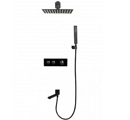 Душевой комплект ALMAes Stora TVZ-0899 черный