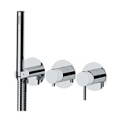 Смеситель Remer X Style X97D3P для ванны с душем, на 3 выхода, хром