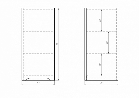 Мебель для ванной Dreja Laguna 65 белая