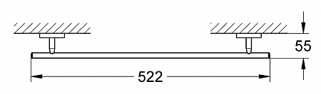 Полотенцедержатель Grohe Bau cosmopolitan 40459001