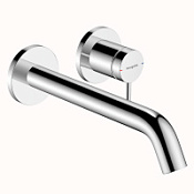 Смеситель Hansgrohe Tecturis S 73351000 для раковины, настенный, хром