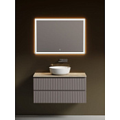 Мебель для ванной со столешницей Sancos Snob T 100 SNT100SM+TT100A2 Doha Soft/Kreman