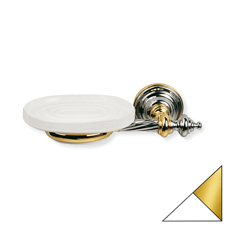 Мыльница Stil Haus Giunone G09(04) белый/золото