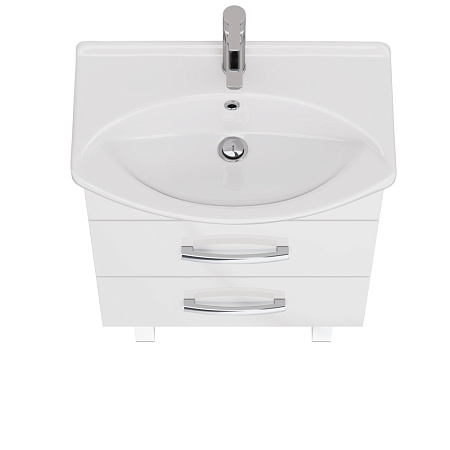 Тумба под раковину Dreja Alda 99.0404 65 белый глянец