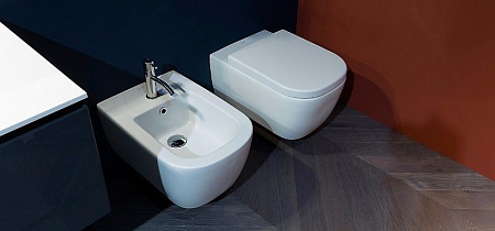 Унитаз подвесной Antonio Lupi Komodo с сиденьем микролифт, белый глянцевый