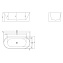 Акриловая ванна BelBagno BB409-1700-800 170x80 белый - фото 2