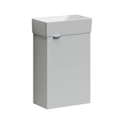 Тумба с раковиной Sancos Mini MN35WR белый глянцевый