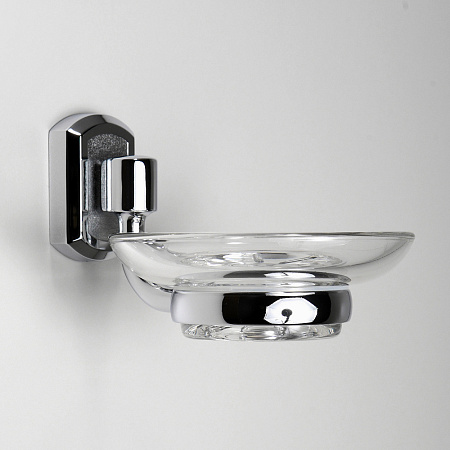 Мыльница WasserKRAFT Oder K-3029 стеклянная, хром