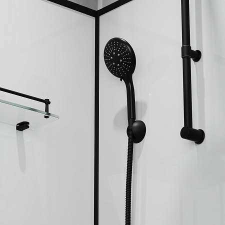 Душевая кабина Niagara Standart ST90/15QR/KL/BKT 90x90x225 черный матовый/прозрачный клетка