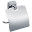 Бумагодержатель с крышкой Fixsen Kvadro FX-61310 хром - фото 1