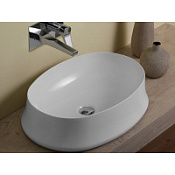 Раковина накладная Simas Sharp SH 04 60x42x16 без отверстия под смеситель, белый