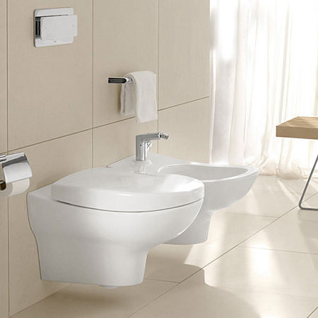 Унитаз подвесной Villeroy & Boch My Nature 561010R1 белый альпин CeramicPlus