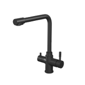 Смеситель для кухонной мойки RUSH Без серии MS9035-33Black черный