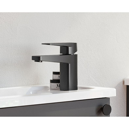 Смеситель VitrA Root Square A4273136EXP для раковины, черный матовый