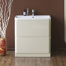 Тумба для комплекта BelBagno Energia BB800FHC/TL 80 tortora lucido, напольная, 2 ящика