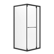 Душевой уголок Niagara Nova NG-6835-34BLACK 100x100x195 стекло прозрачное/профиль черный матовый