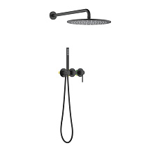 Душевой комплект Timo Saona SX-2349/03SM черный матовый