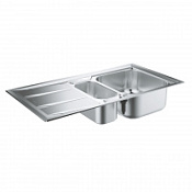 Мойка кухонная Grohe K400 31569SD0 нержавеющая сталь, матовая