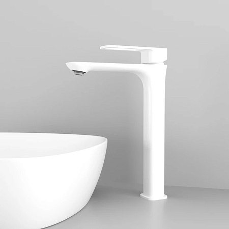 Смеситель IDDIS Slide SLIWT01i01 для раковины-чаши, белый
