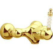 Смеситель Boheme Murano 284-MR-W для душа, золото/ Murano White