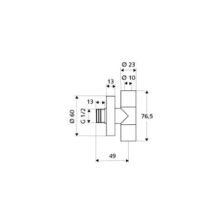 Вентиль Schell 05 320 06 99 угловой