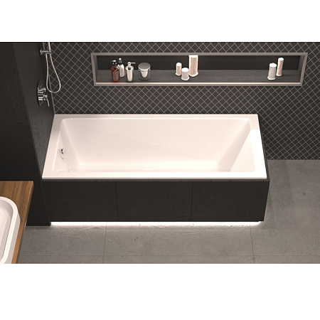 Ванна акриловая Whitecross Wave Slim 0111.170075.100 170x75 белый