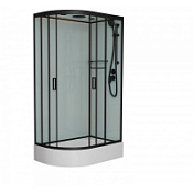 Душевая кабина Frank F412/1R Black 120*80 черный Душевая кабина Frank F412/1R Black 120*80 черный