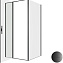 Душевой уголок Allen Brau Priority 3.31030.BBA + 3.31048.BBA 100x100 черный браш - фото 2
