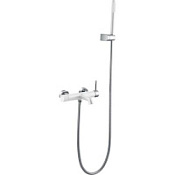 Смеситель Boheme Uno 463-WCR для ванны, белый/хром