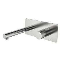 Смеситель Boheme Stick 125-NB.2 для раковины, ручка Touch, никель брашированный