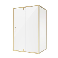 Душевой уголок Niagara Nova NG-43-12AG-A100G 120x100x190 стекло прозрачное/профиль холодное золото