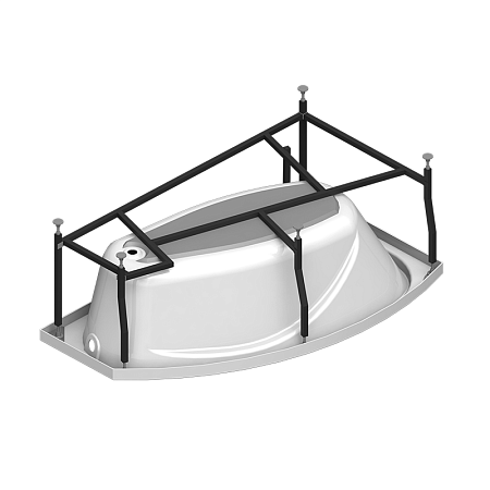 Акриловая ванна Vannesa София 2-01-0-1-1-223 169х100 L хром