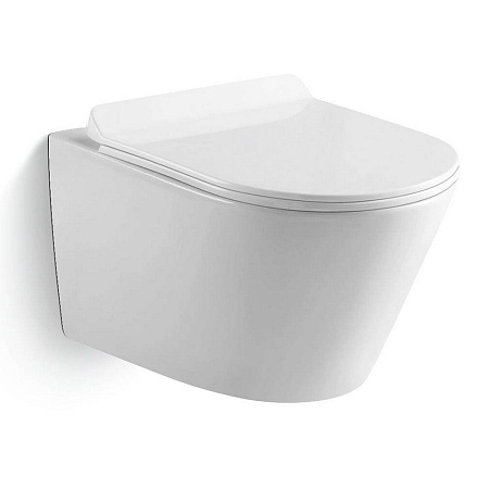 Унитаз подвесной Black & White Universe W703 безободковый