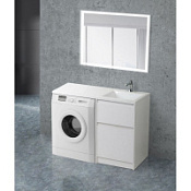 Мебель для ванной BelBagno Kraft KRAFT-LVD-580/1200-2C-PIA-BO120 R  bianco opaco