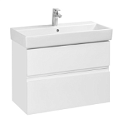 Тумба c раковиной Roca Oleta A857640501 80 белый матовый 