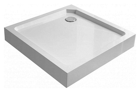 Поддон для душа Cezares TRAY-M-A-80-15-W SMC квадратный