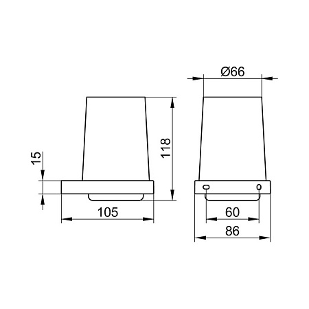 Стакан Keuco Edition 11 11150379000 черный матовый