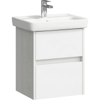 Тумба с раковиной Aqwella Сити CI0105DK 50 дуб канадский/белый