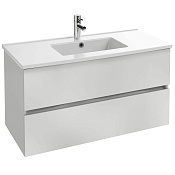 Тумба с раковиной Jacob Delafon Tolbiac EB2383-J5 100 раковина Ola, белый лак