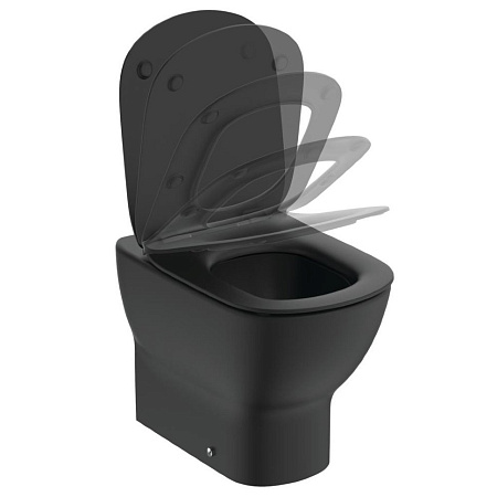 Унитаз приставной Ideal Standard Tesi T0077V3 черный матовый
