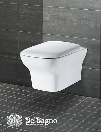 Чаша для унитаза подвесного BelBagno Torino BB10134CH белый