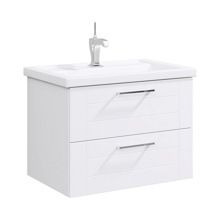 Мебель для ванной Aqwella Манчестер MAN01072 70 подвесная, шкаф-зеркало, белый