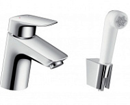 Смеситель Hansgrohe Logis 71290000 для раковины 70 мм, с гигиеническим душем Смеситель Hansgrohe Logis 71290000 для раковины 70 мм, с гигиеническим душем